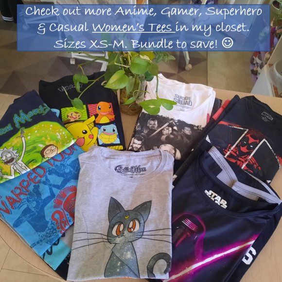 3/$15 Arizona Jeans Co. Silver Lake LA Graphic Boho Tee - Gray, Size S - Picture 14 of 16